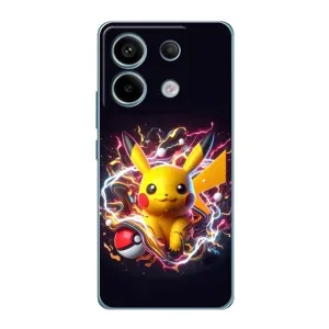 Чохол з Пікачу на Xiaomi Redmi Note 13 Pro (5G) (Пікачу з м'ячем)