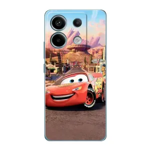 Силиконовый чехол Маквин для Xiaomi Redmi Note 13 Pro (5G) (Радиаторный Спрингс Маквин)