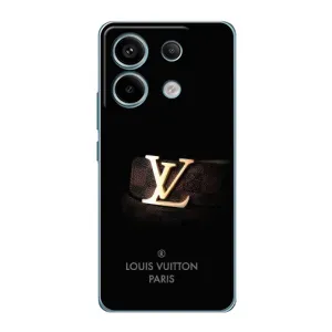 Чехлы Луи Витон для Xiaomi Redmi Note 13 Pro (5G) (AlphaPrint - LOUIS VUITTON) (ремешок LV)