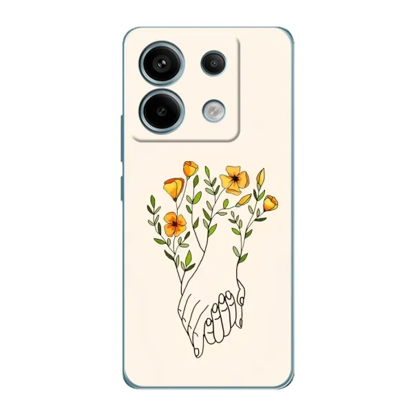 Чехол с принтом «Руки любви» для Xiaomi Redmi Note 13 Pro (5G)