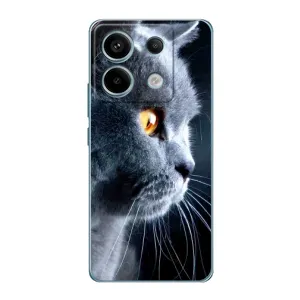 Чохли з Котиками для Xiaomi Redmi Note 13 Pro (5G) (VPrint) (Сірий Кіт)