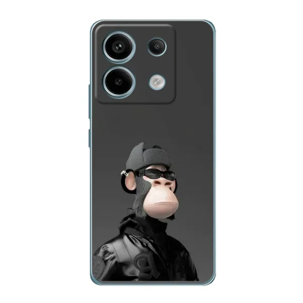 Чохол з принтом «стильна мавпа NFT» для Xiaomi Redmi Note 13 Pro (5G)