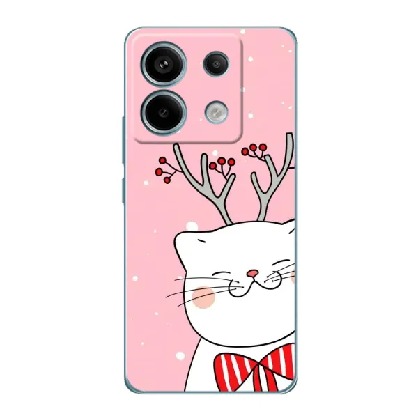 Чехол с принтом «Зимний кот» для Xiaomi Redmi Note 13 Pro (5G)