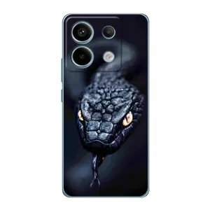 Чохол з картинкою 'Хижаки' для Xiaomi Redmi Note 13 Pro (5G) (Чорна змія)