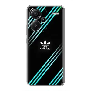 Чехлы Адидас для Xiaomi Redmi Note 13 Pro Plus (AlphaPrint) (Адидас с полосами)