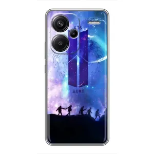 Чехлы BTS для Xiaomi Redmi Note 13 Pro Plus (AlphaPrint) (Army BTS)