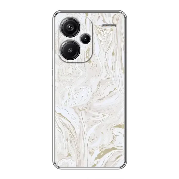 Чехол с принтом «Белый мрамор» для Xiaomi Redmi Note 13 Pro Plus