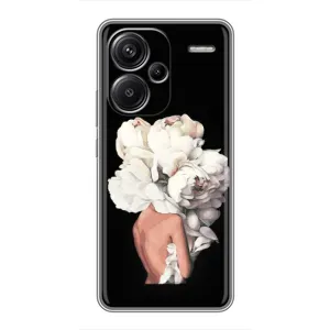 Чехлы (ART) Цветы на Xiaomi Redmi Note 13 Pro Plus (VPrint) (Білі квіти)