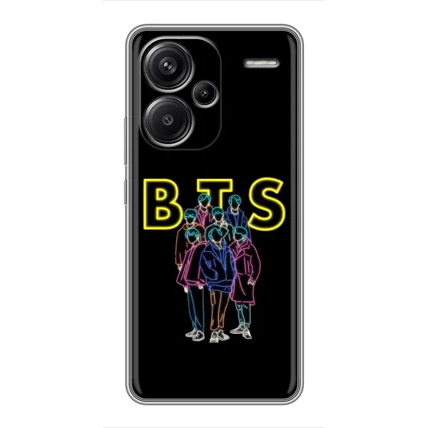 Чехол с принтом «BTS стайл» для Xiaomi Redmi Note 13 Pro Plus