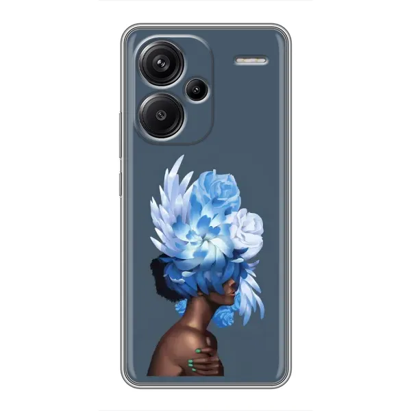 Чохол з принтом «Квіти на голові» для Xiaomi Redmi Note 13 Pro Plus