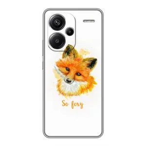 Чехлы с картинкой Лисички для Xiaomi Redmi Note 13 Pro Plus (VPrint) (Девочка Лиса)