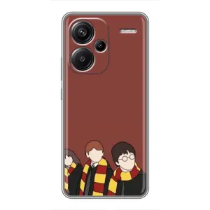 Чехлы с Гарри Поттером для Xiaomi Redmi Note 13 Pro Plus (AlphaPrint) (Гарри с друзьями)