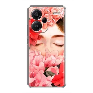 Чехлы (ART) Цветы на Xiaomi Redmi Note 13 Pro Plus (VPrint) (Очі в квітах)