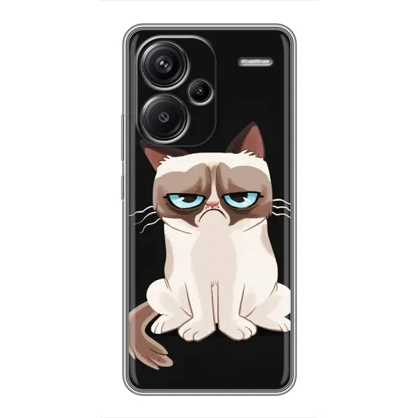 Чехол с принтом «Грустный кот» для Xiaomi Redmi Note 13 Pro Plus
