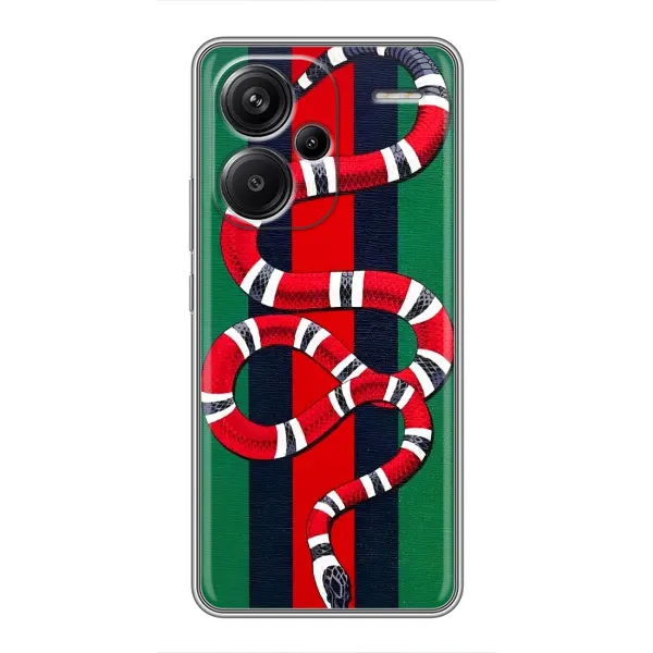 Чохол з принтом «Gucci змія» для Xiaomi Redmi Note 13 Pro Plus Чохол з принтом «Gucci змія» для Xiaomi Redmi Note 13 Pro Plus