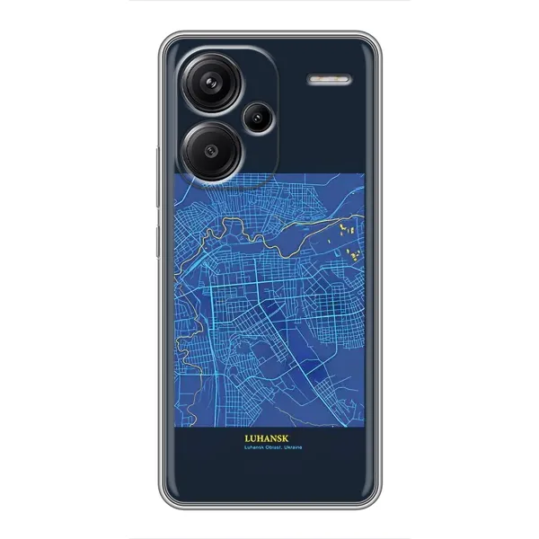 Чехол с принтом «Гуганск» для Xiaomi Redmi Note 13 Pro Plus
