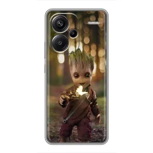 Чехол МАРВЕЛ для Редми Нот 13 Про Плюс (AlphaPrint) (I am Groot)