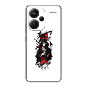 Чехлы на тему: Итачи Учиха для Xiaomi Redmi Note 13 Pro Plus (AlphaPrint) (Итачи с атрибутами)