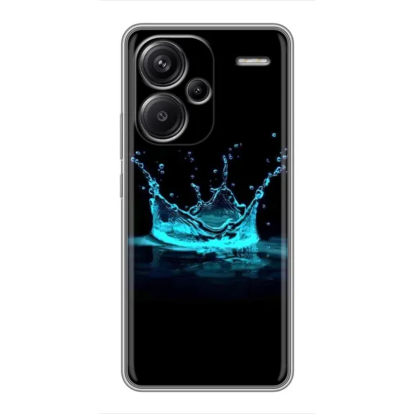 Чохол з принтом «Крапля корони» для Xiaomi Redmi Note 13 Pro Plus Чохол з принтом «Крапля корони» для Xiaomi Redmi Note 13 Pro Plus
