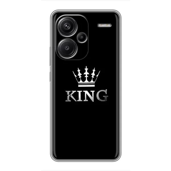 Чохол з принтом «KING» для Xiaomi Redmi Note 13 Pro Plus Чохол з принтом «KING» для Xiaomi Redmi Note 13 Pro Plus