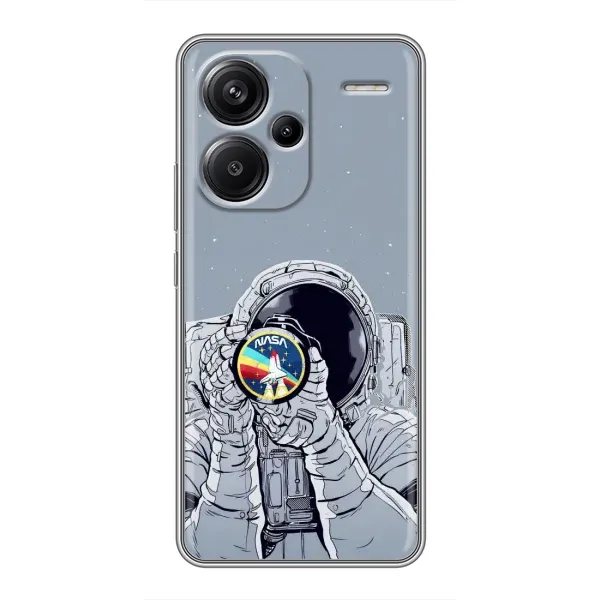 Чехол с принтом «Космонавт фото» для Xiaomi Redmi Note 13 Pro Plus