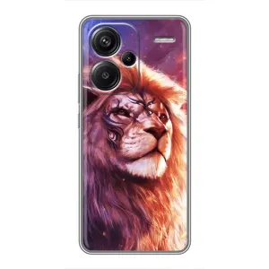 Чехол со Львом для Xiaomi Redmi Note 13 Pro Plus (VPrint) (Красочный Лев)