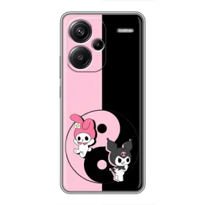 Чехол с кроликом Куроми на Xiaomi Redmi Note 13 Pro Plus (Куроми Инь Янь)