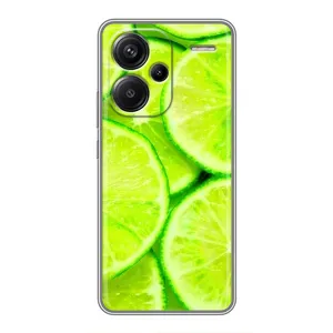 Чехлы с Фруктами для Xiaomi Redmi Note 13 Pro Plus (VPrint) (Лайм)