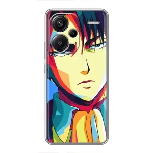 Чехлы Персонажи Аниме Наруто для Xiaomi Redmi Note 13 Pro Plus (AlphaPrint) (Леви Аккерман)