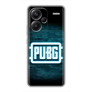 Чехол PUBG для Редми Нот 13 Про Плюс (AlphaPrint) (Лого PUBG)
