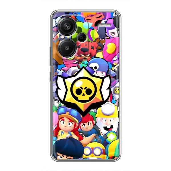 Чохол з принтом «Лого Brawl Stars» для Xiaomi Redmi Note 13 Pro Plus