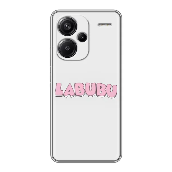Чехол с принтом «Лого Лабубу» для Xiaomi Redmi Note 13 Pro Plus