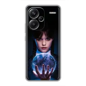 Чехол с дизайном Венздей 2 на Xiaomi Redmi Note 13 Pro Plus (Магическая сфера Уэнздей)