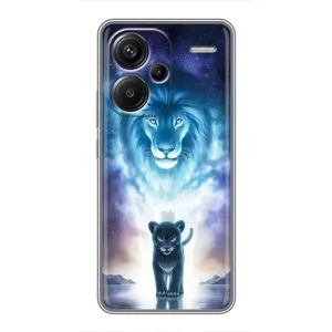 Чехол со Львом для Xiaomi Redmi Note 13 Pro Plus (VPrint) (Маленький лев)