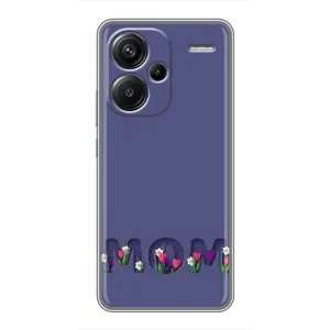 Чехлы для мамы на Xiaomi Redmi Note 13 Pro Plus (Мама в цветах)