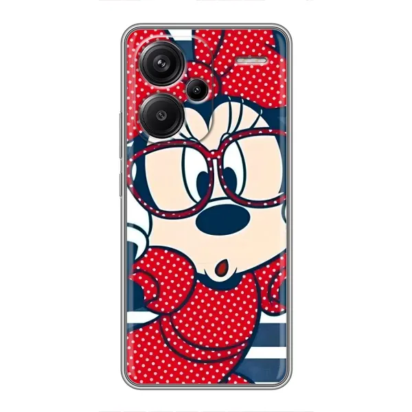 Чехол с принтом «Маус в очках» для Xiaomi Redmi Note 13 Pro Plus