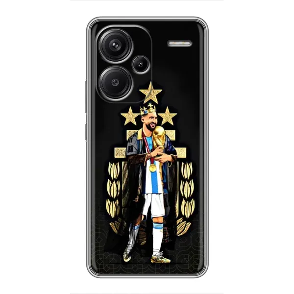 Чехол с принтом «Месси Король» для Xiaomi Redmi Note 13 Pro Plus
