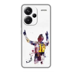 Чехлы Месси для Xiaomi Redmi Note 13 Pro Plus (AlphaPrint) (Messi Barca)