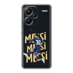 Чехлы для Xiaomi Redmi Note 13 Pro Plus (Leo чемпион) (AlphaPrint) (Messi ПСЖ)
