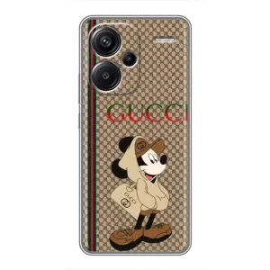 Чехлы ГУЧЧИ для Редми Нот 13 Про Плюс (AlphaPrint) (Mickey GUCCI)