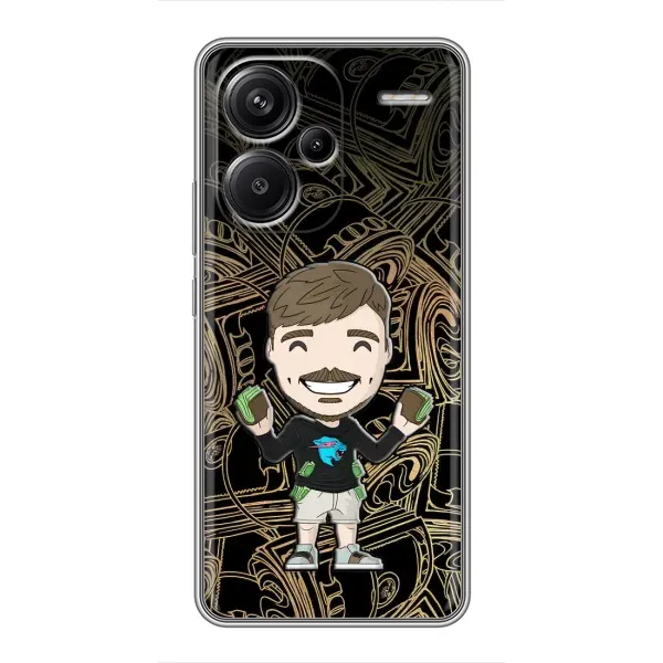 Чехол с принтом «Mister Beast» для Xiaomi Redmi Note 13 Pro Plus