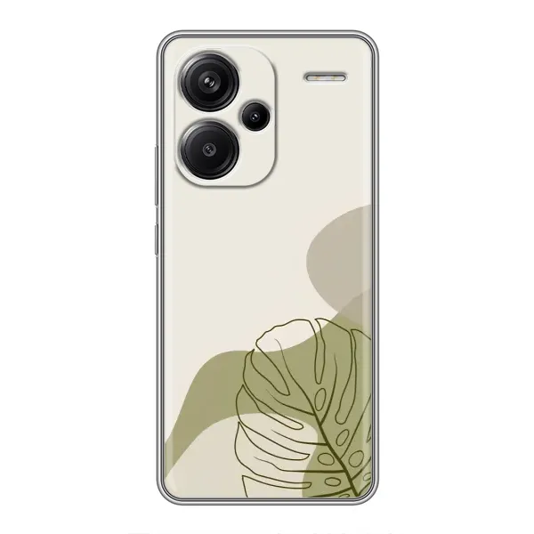 Чехол с принтом «Зеленая монстера дизайн» для Xiaomi Redmi Note 13 Pro Plus Чехол с принтом «Зеленая монстера дизайн» для Xiaomi Redmi Note 13 Pro Plus