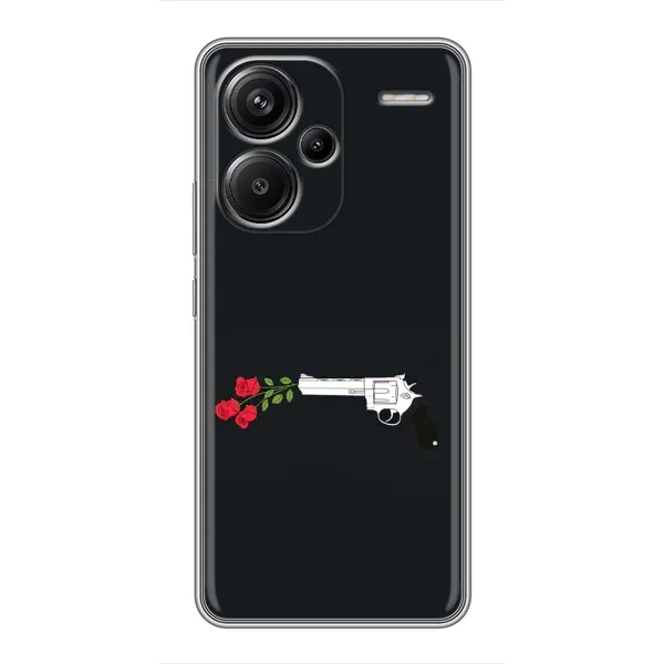 Чохол з принтом «Неочікувані квіти» для Xiaomi Redmi Note 13 Pro Plus