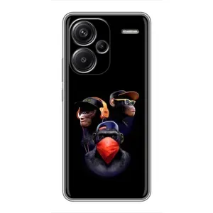 Чохол з Мавпами Xiaomi Redmi Note 13 Pro Plus - (AlphaPrint) (Три мавпи)