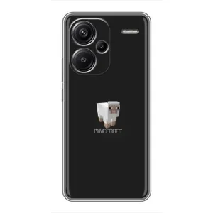 Чохол Майнкрафт на Xiaomi Redmi Note 13 Pro Plus (AlphaPrint) Minecraft (Овечка Майнкрафт)