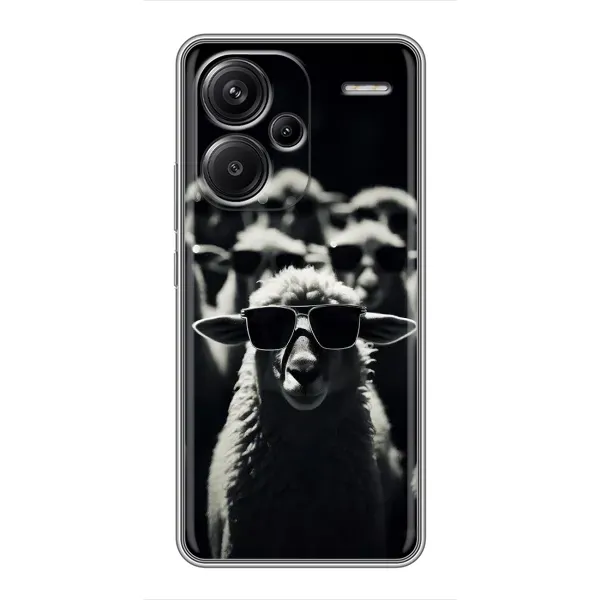 Чохол з принтом «Овечка в окулярах» для Xiaomi Redmi Note 13 Pro Plus Чохол з принтом «Овечка в окулярах» для Xiaomi Redmi Note 13 Pro Plus