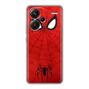 Чехол с человеком пауком для Xiaomi Redmi Note 13 Pro Plus - (AlphaPrint) (Паук (Марвел))