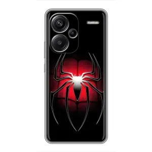 Чехол с человеком пауком для Xiaomi Redmi Note 13 Pro Plus - (AlphaPrint) (Паук марвел)