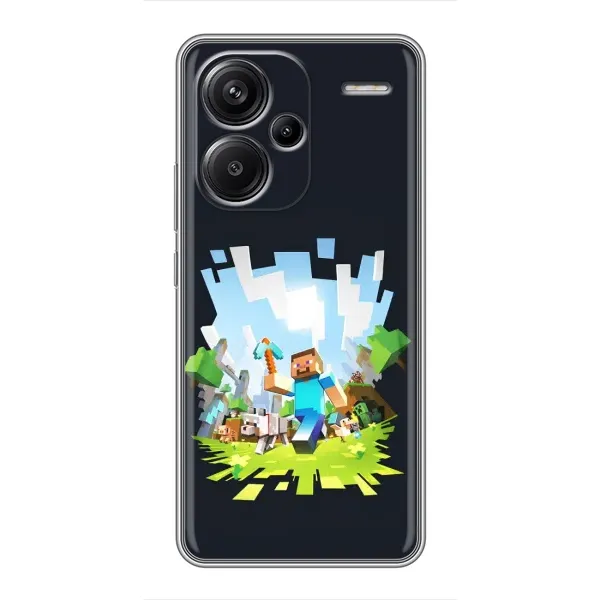 Чехол с принтом «персонажи Minecraft» для Xiaomi Redmi Note 13 Pro Plus Чехол с принтом «персонажи Minecraft» для Xiaomi Redmi Note 13 Pro Plus