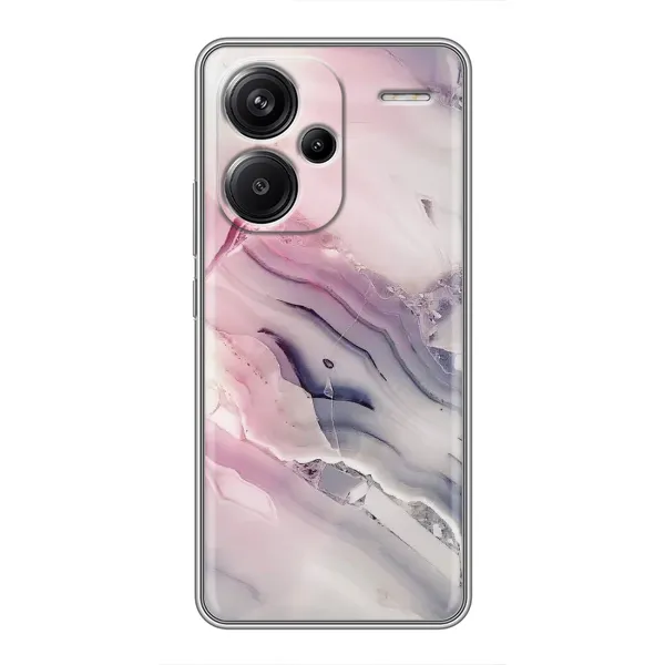 Чехол с принтом «Пурпурный Мрамор» для Xiaomi Redmi Note 13 Pro Plus